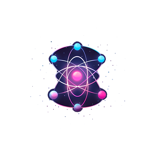 Stylized atom